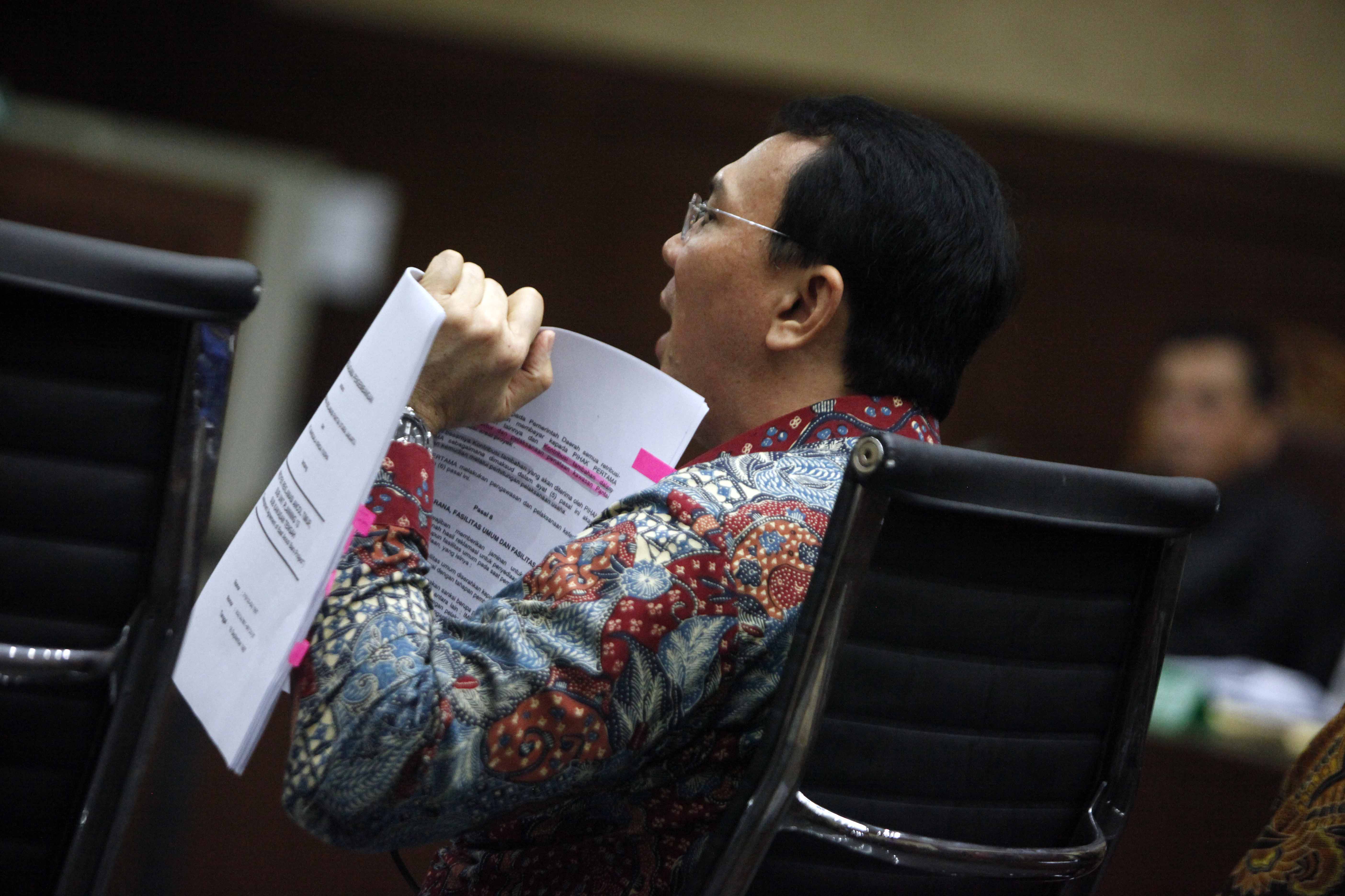 Menindaklanjuti Kesaksian Ahok