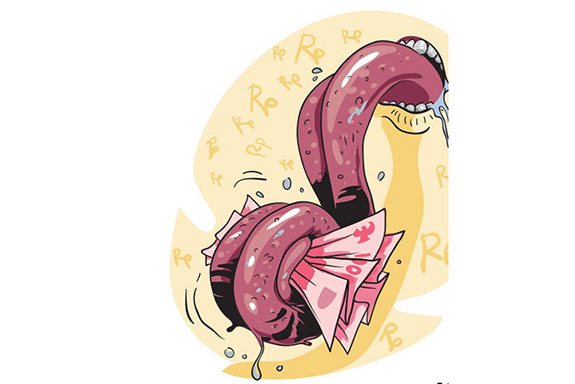 Tak akan Kenyang Bupati Sri Disuap