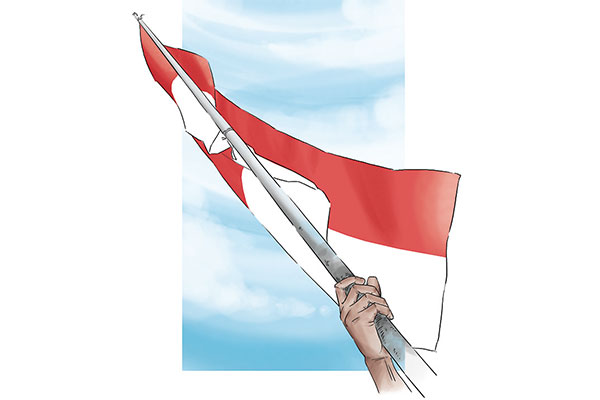 Insiden Pandir Bendera Terbalik