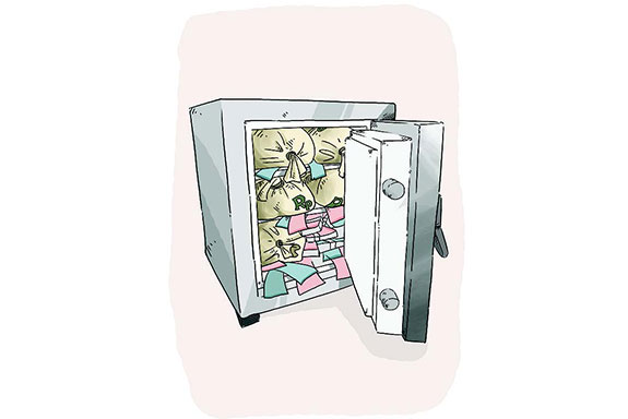 Dana Mangkrak Membengkak