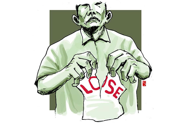 Tidak Legawa Menerima Kekalahan