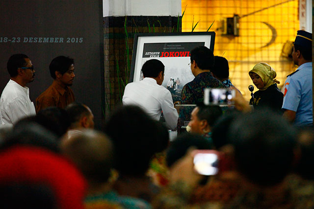 Presiden Buka Pameran Foto Jurnalistik Setahun Kerja Jokowi
