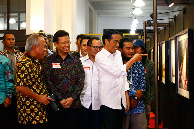 Presiden Buka Pameran Foto Jurnalistik Setahun Kerja Jokowi