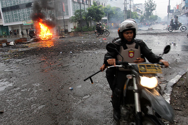 Pedagang Sutomo Medan Digusur