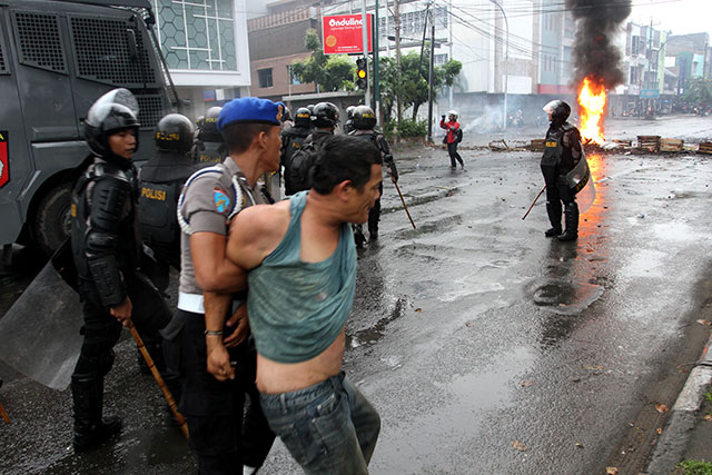 Pedagang Sutomo Medan Digusur