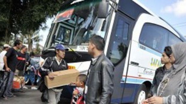 Terminal Regional Daya Makassar saat mudik.