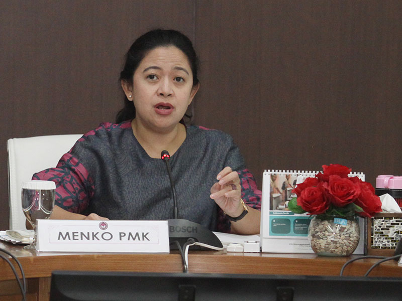 MENTERI Koordinator Bidang Pembangunan Manusia dan Kebudayaan (Menko PMK) Puan Maharani 