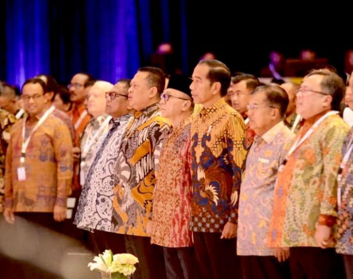 Ketua DPR RI Bambang Soesatyo di Musyawarah Pembangunan dan Perencanaan Nasional (Musrenbangnas) 2018, Kamis (9/5).