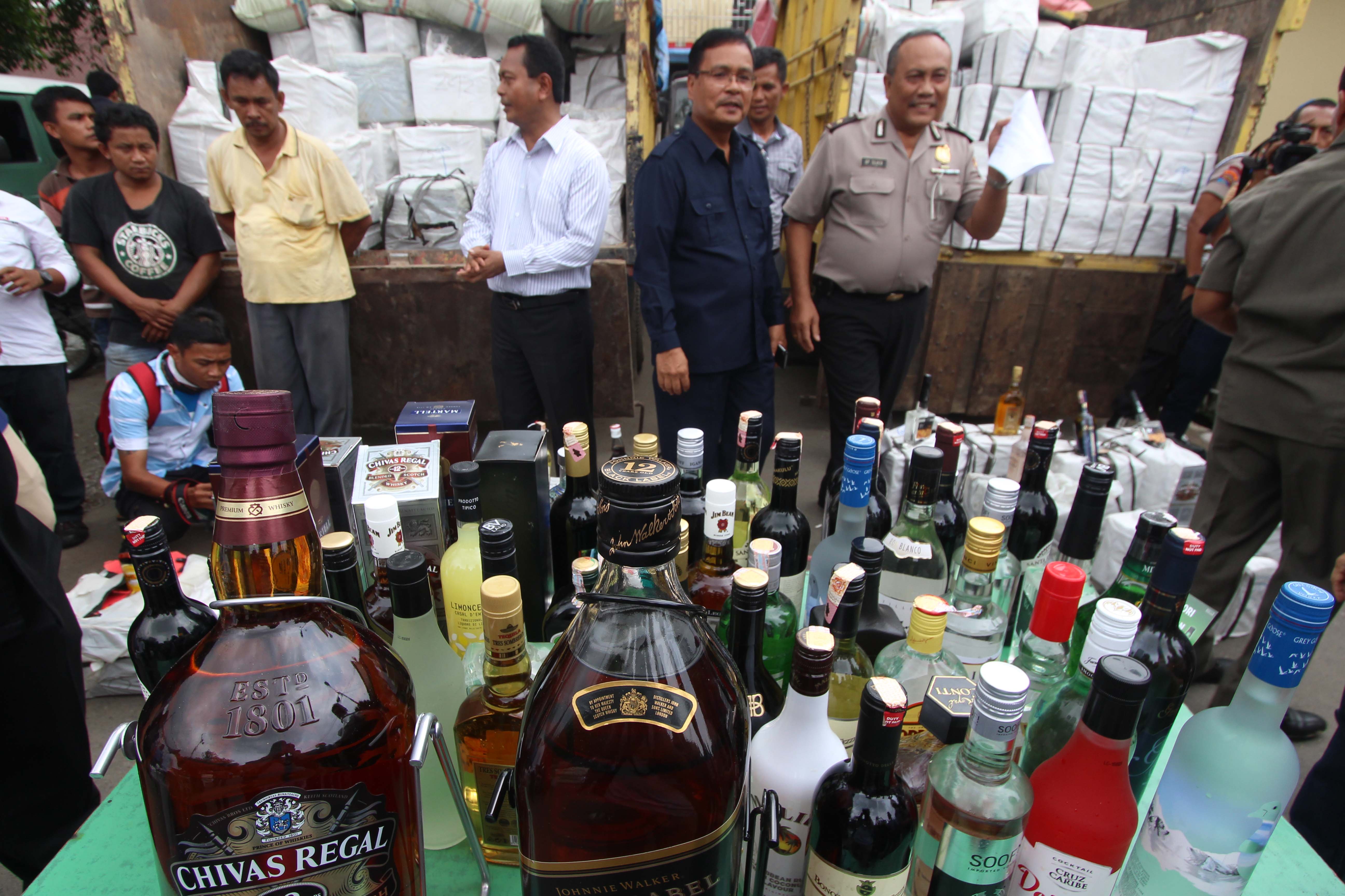 Penyelundupan Miras via Jalur Kuning Digagalkan