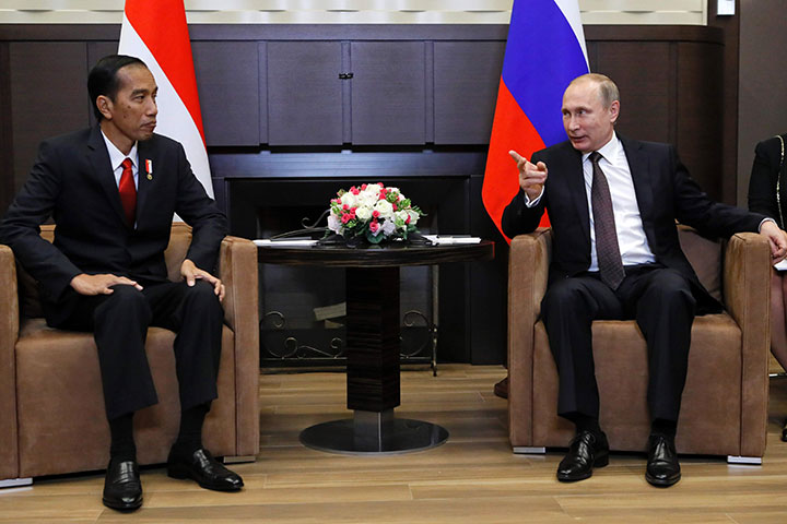 Jokowi dan 11 Kepala Negara Mulai KTT ASEAN-Rusia
