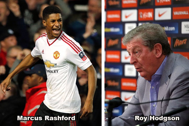 Hodgson Minta Rashford Manfaatkan Kesempatan