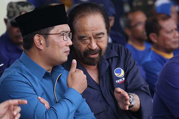 Surya Paloh-Ridwan Kamil Sepakati Tiga Syarat