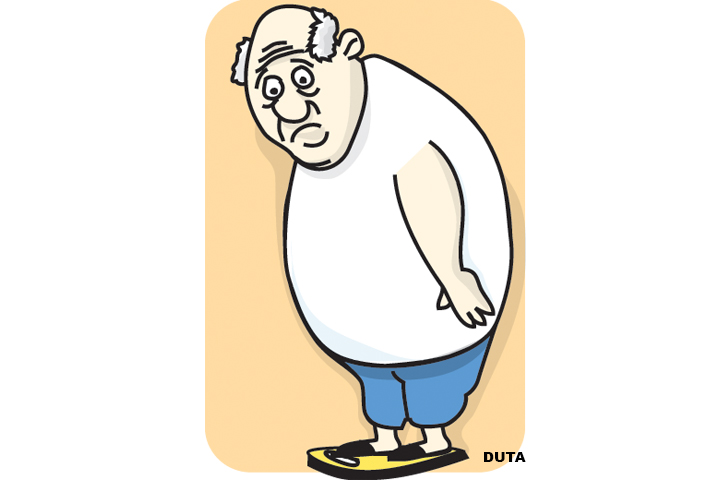 Menjadi Gemuk di Saat Tua Picu Peyakit Kronis