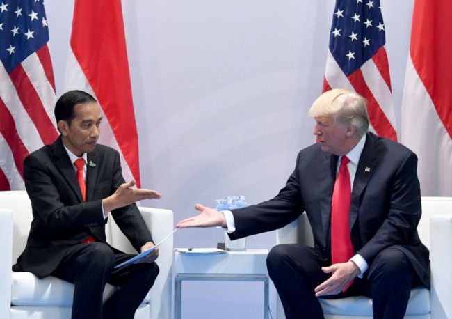 Trump ke Jokowi: Saya Ingin Berkunjung ke Indonesia