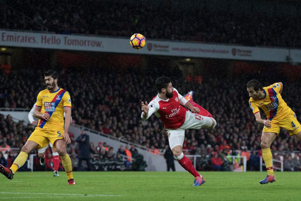 Tendangan Kalajengking Giroud Masuk Tiga Besar Gol Terbaik FIFA