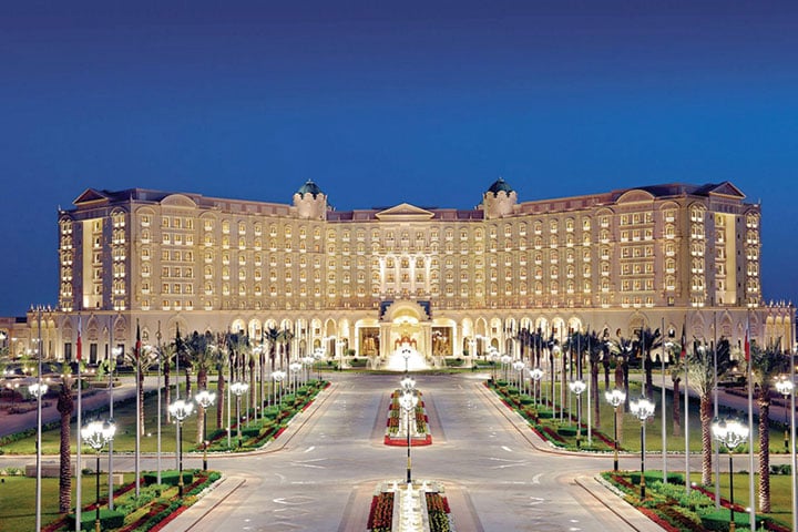 Hotel mewah Ritz Carlton di Riyadh, Arab Saudi. Hotel tersebut menjadi penjara bagi 49 anggota elite Saudi, termasuk 11 pangeran