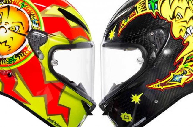 Helm AGV Bersama Valentino Rossi