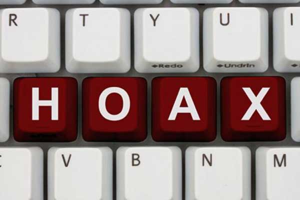 12 Provinsi Rawan Penyebaran Hoax
