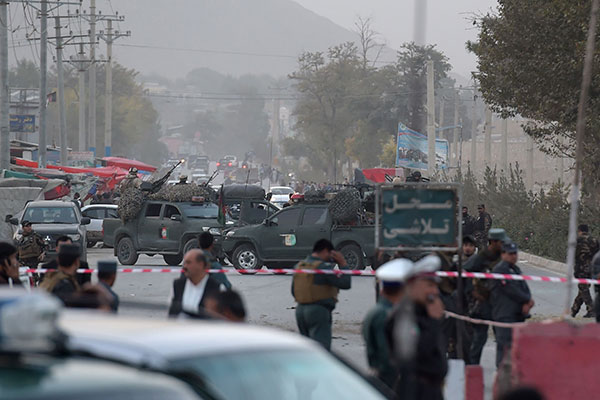 Tembakan dan Ledakan di Akademi Militer Afghanistan