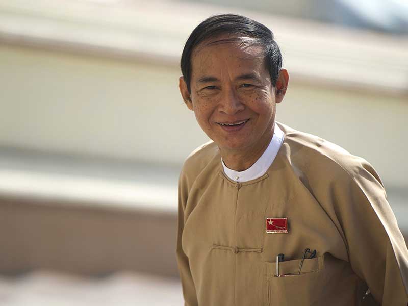 Presiden baru Myanmar Win Myint