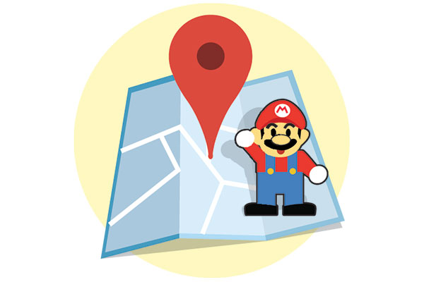 Mario Bros Muncul di Google Maps