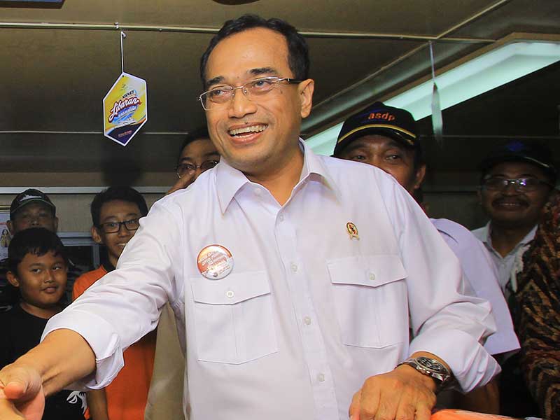 MENTERI Perhubungan Budi Karya Sumad