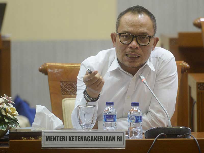 MENTERI Ketenagakerjaan Hanif Dakhiri