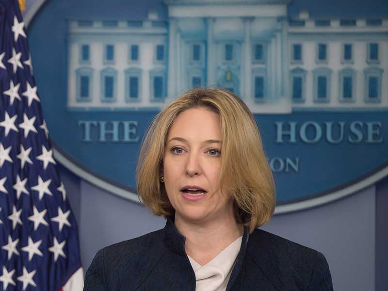 Pejabat keamanan siber Departemen Keamanan Dalam Negeri AS, Jeanette Manfra