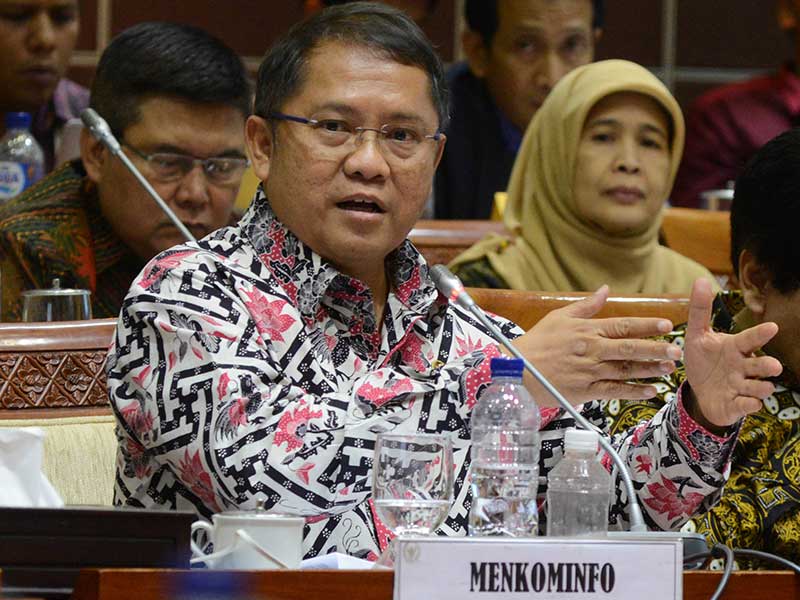 Menteri Komunikasi dan Informatika Rudiantara