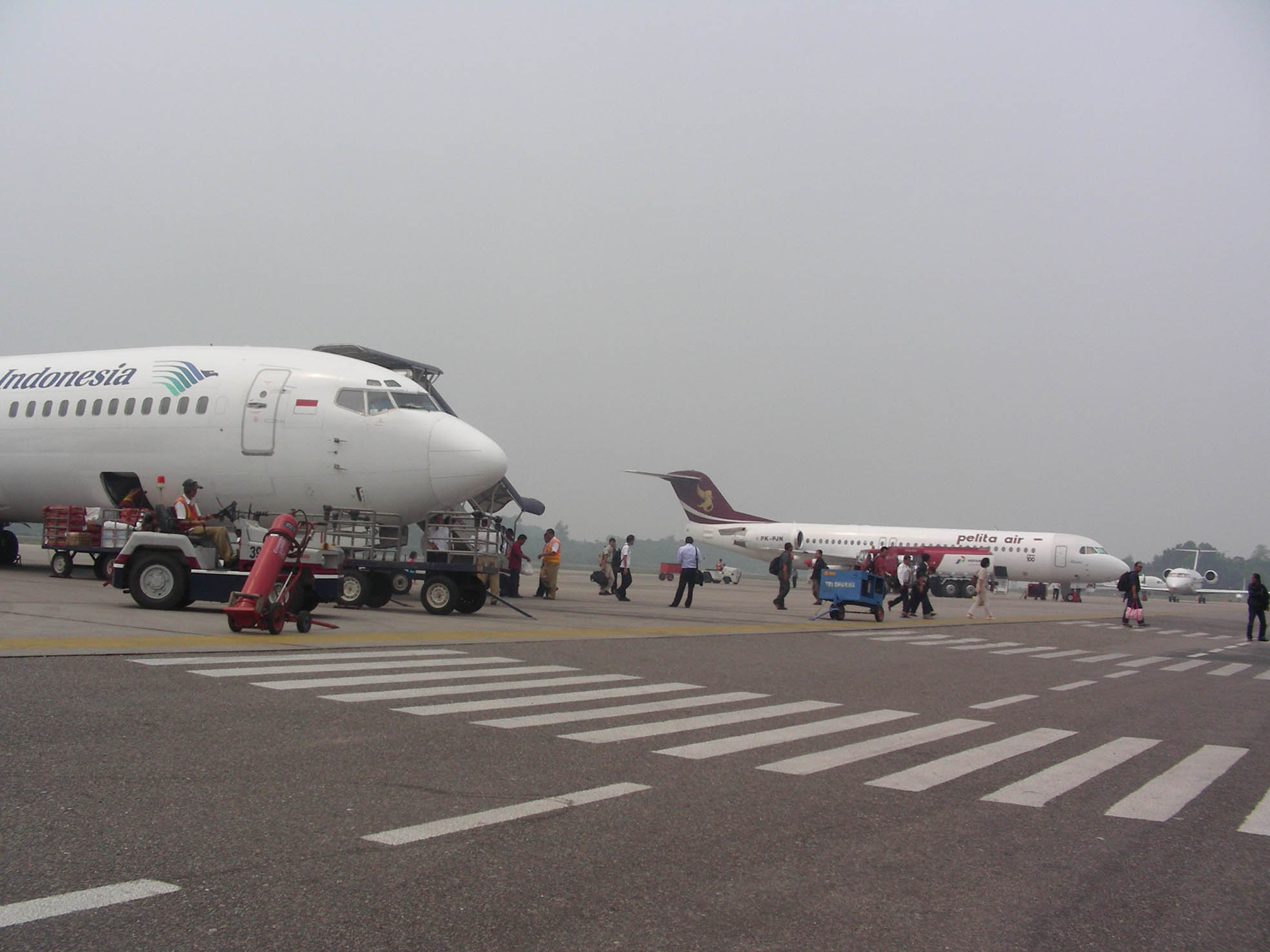 Jadwal Penerbangan di Bandara Pekanbaru Terganggu Kabut