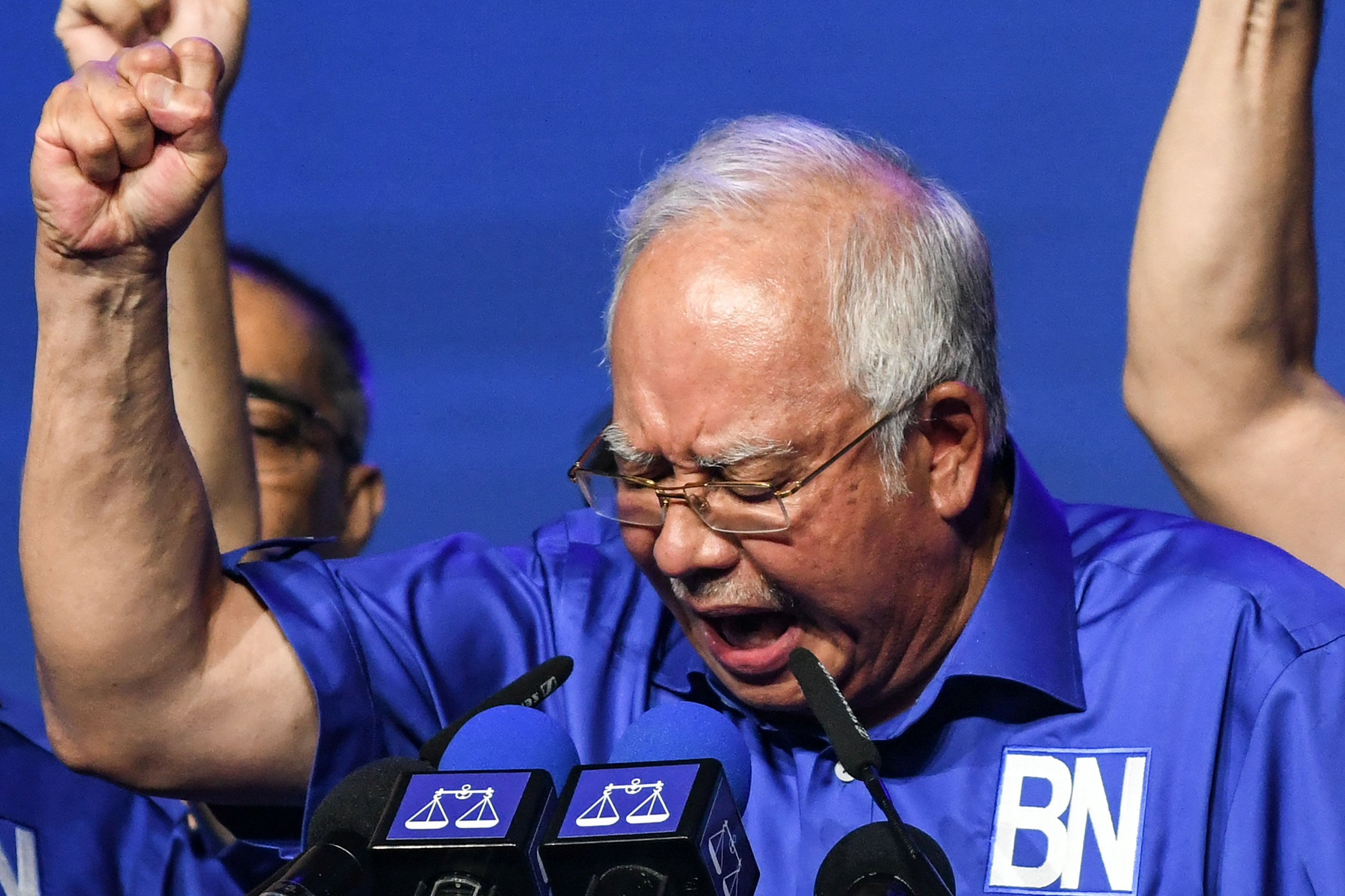 Pemilu Malaysia,Pertarungan Najib-Mahathir