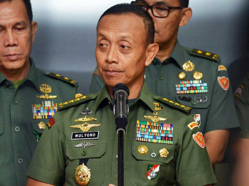 KEPALA Staf TNI AD Jenderal Mulyono