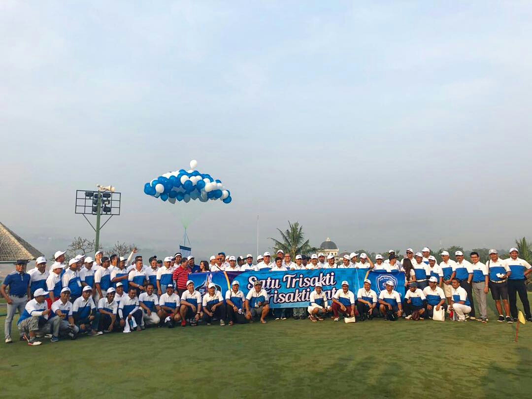  IkaUsakti Cup Charity Golf 2018 di Sentul Highlands Golf Club, Bogor, Jawa Barat, Minggu (13/5). 