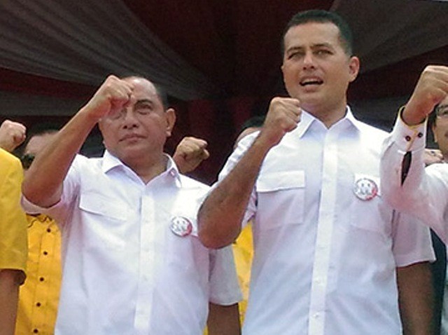 Pasangan calon gubernur Sumatra Utara Edy Rahmayadi-Musa Rajeckshah (Eramas)