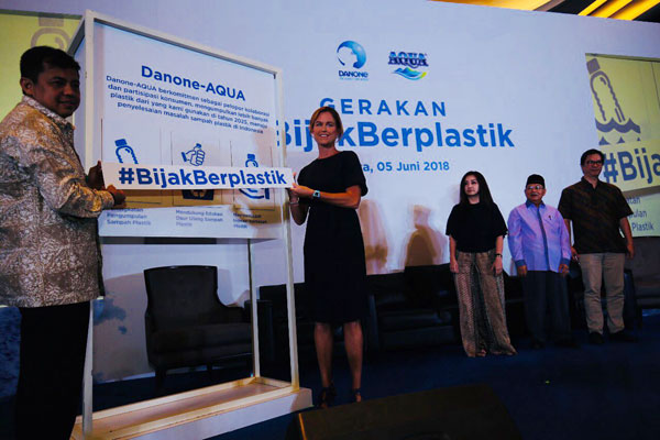 Danone-Aqua Luncurkan Gerakan #BijakBerplastik