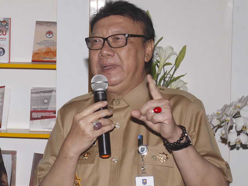 Menteri Dalam Negeri (Mendagri) Tjahyo Kumolo 