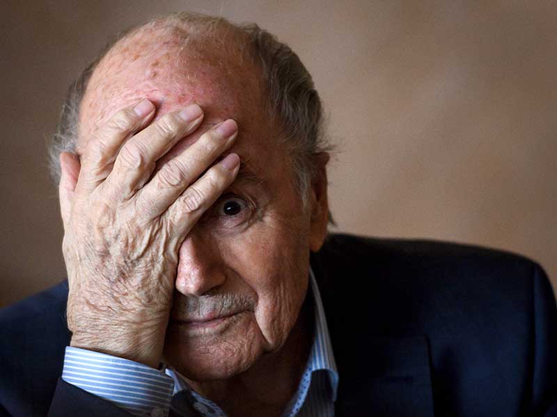 MANTAN Presiden FIFA Sepp Blatter
