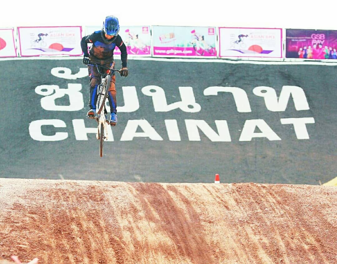 Raiden Raga, Juara 1 kelas challenge di BMX Asia Championship Thailand 2018.