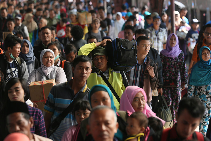 14.298 Pemudik Kembali ke Jakarta Via Stasiun Senen