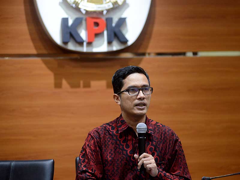 JURU bicara Komisi Pemberantasan Korupsi (KPK) Febri Diansyah
