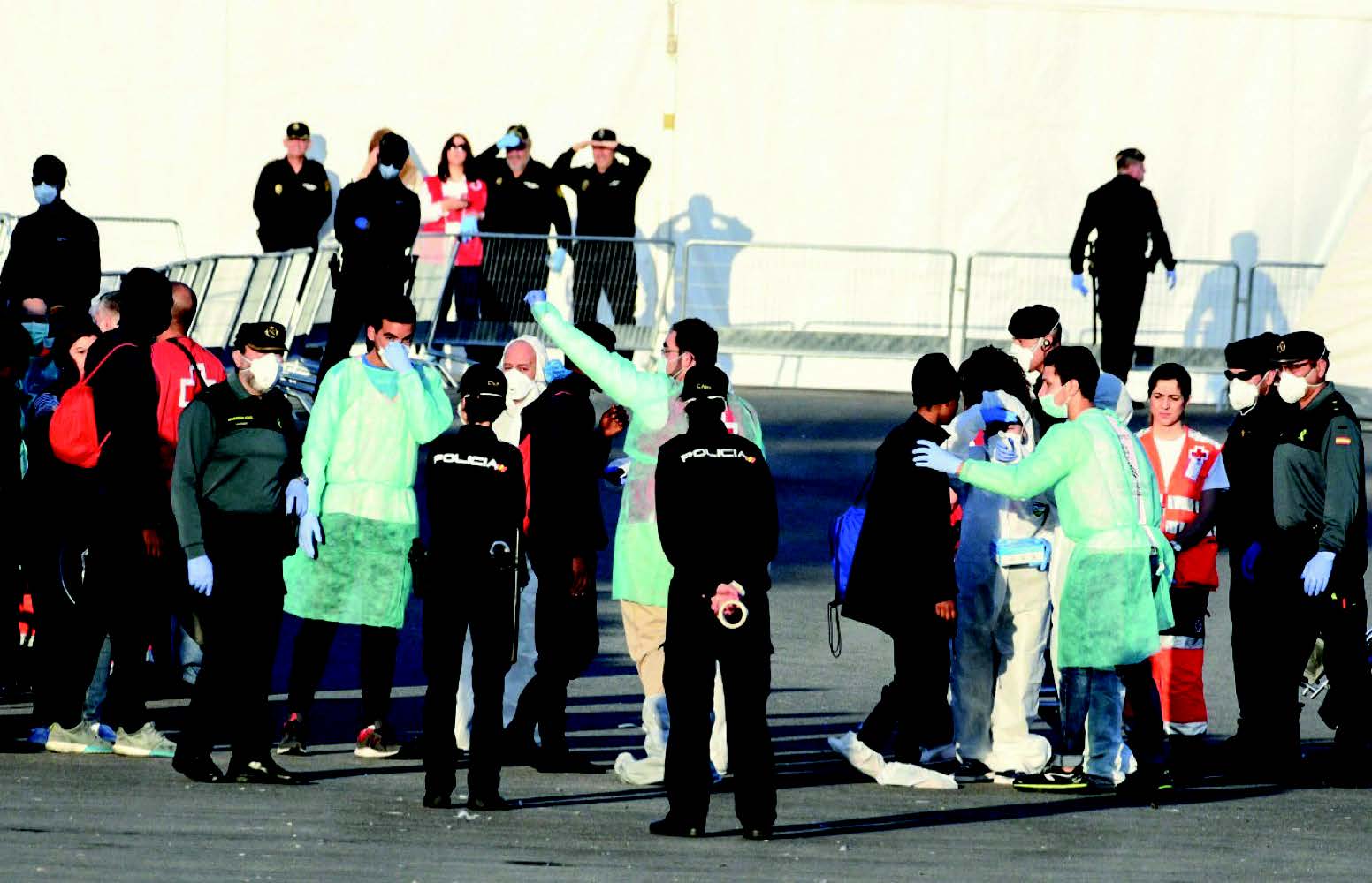 Kapal Aquarius tiba di Spanyol