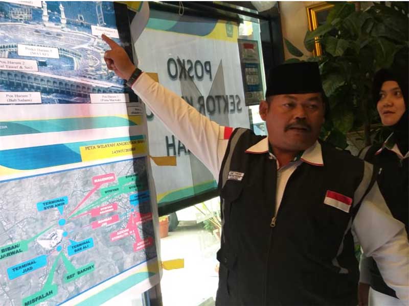 Kepala Sektor Khusus Masjidil Haram Slamet Budiono 