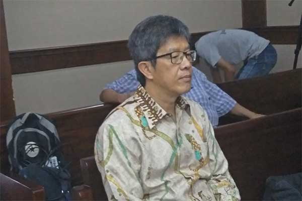 erdakwa kasus korupsi KTP-el Anang Sugiana dituntut 7 tahun kurungan penjara oleh Jaksa KPK, Jakarta, Kamis (28/6). 