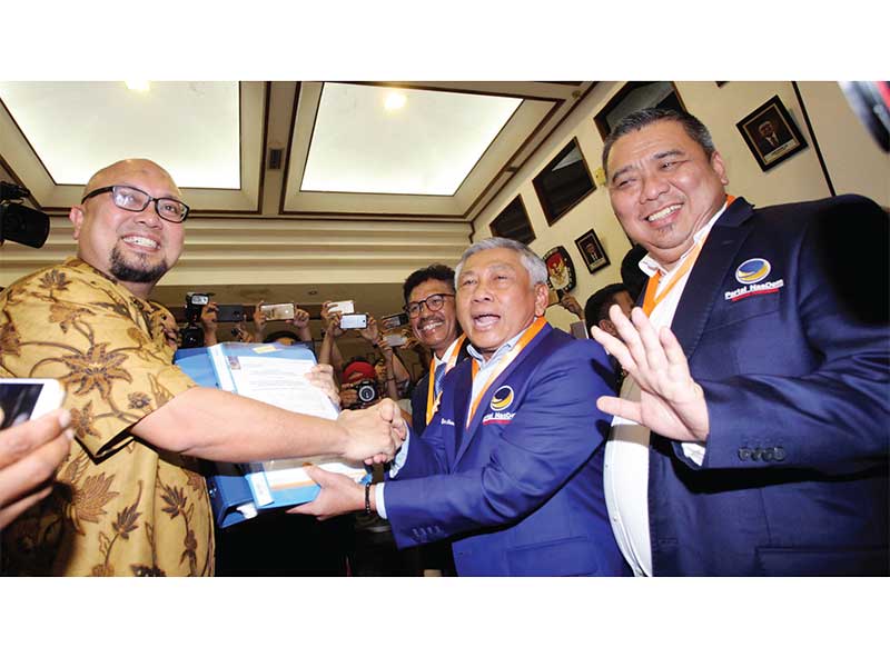 NasDem Parpol Pertama Daftarkan Caleg 2019