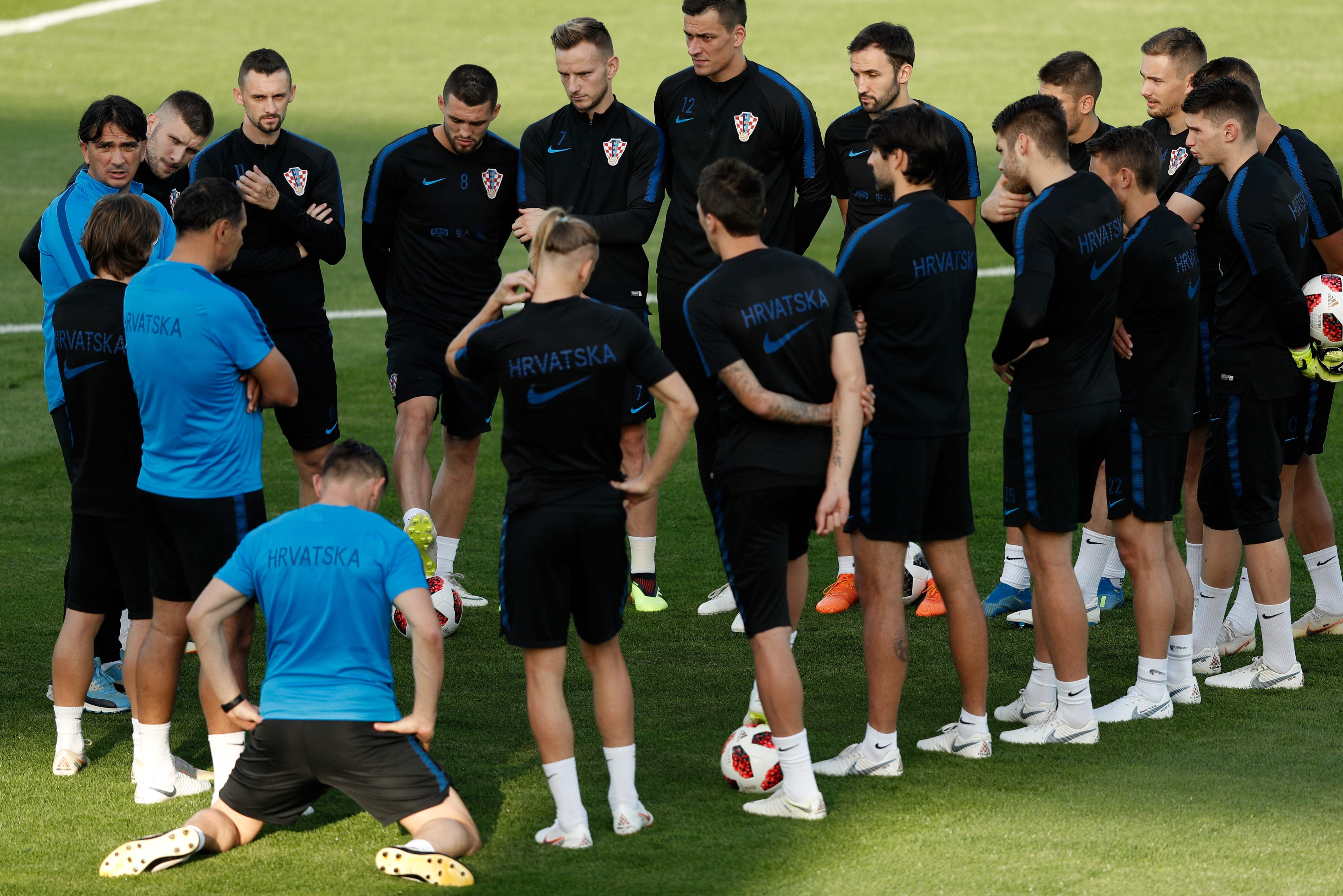 Timnas Kroasia Telah Tiba di Stadion Luzhniki