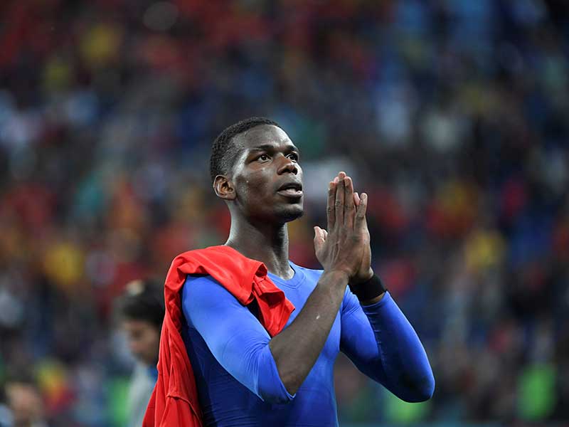 Gelandang timnas Prancis Paul Pogba