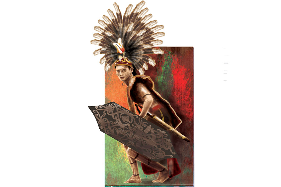 Enggang dan Simbol Kepemimpinan Suku Dayak