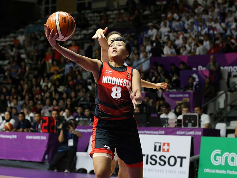 Pebasket puteri Indonesia Natasha Debby Christaline 