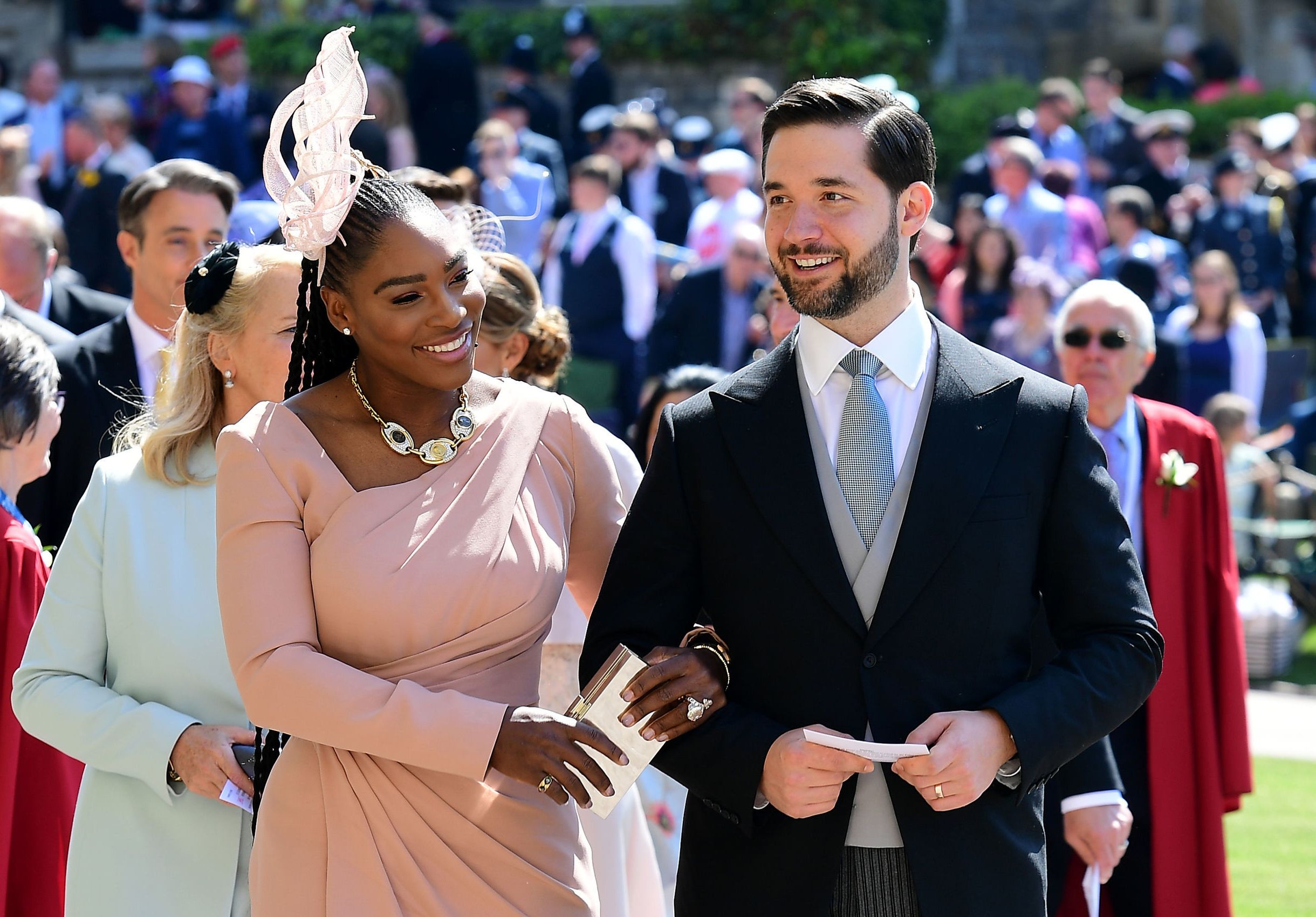 Serena Williams bersama suaminya Alexis Ohanian