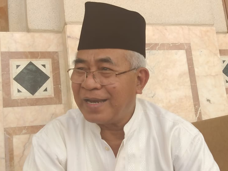 Ustaz Rusdi Aliudin, 65, penulis mushaf Al Quran terbesar di dunia.